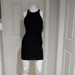 Gaze Black Mini Dress